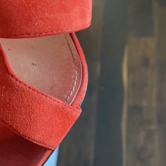 Prada Red Caged Block Heel - Picture 9 of 10